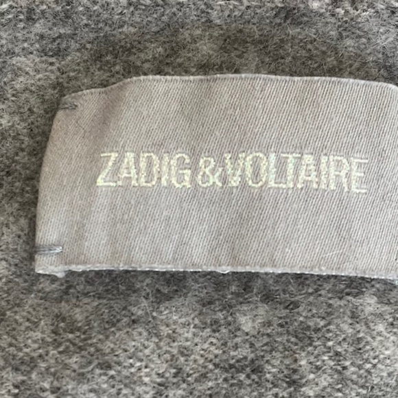 Zadig Voltaire Grey Karma Cashmere Sweater - Picture 4 of 5